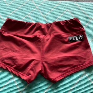 Fleo Burgundy Shorts